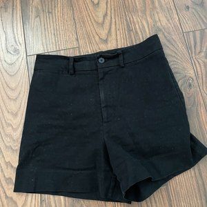 Frank and Oak Black Twill Shorts